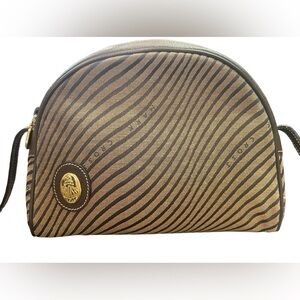 VTG LUX | Mark Cross Herringbone Half-Moon Crossbody